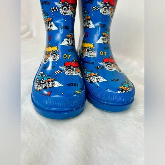 Aldi Rubber Monster Truck Rain Boots - Picture 2 of 9
